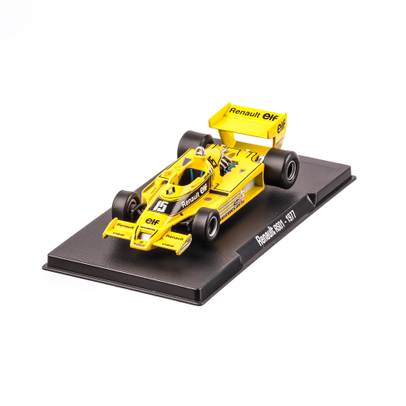 Renault RS01 F1 #15 JABOUILLE 1977, macheta auto scara 1:43, gri, blister plastic, Magazine models