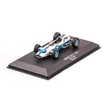 Ferrari 158 F1 TEAM NART #7 JOHN SURTESS 1964, macheta auto scara 1:43, alb cu albastru, cutie inchisa, Magazine models