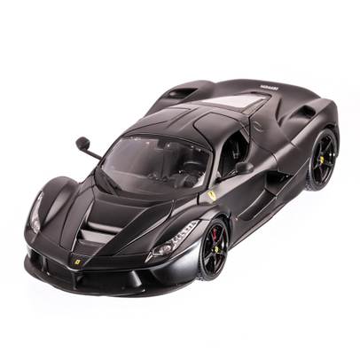 Ferrari Laferrari Signature, macheta auto scara 1:18, negru, closed box, Burago