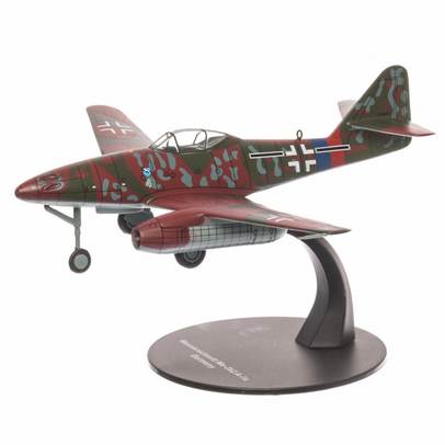Macheta avion Messerschmitt Me-262 A-1a GERMANIA 1944, camuflaj, scara 1:72, Atlas
