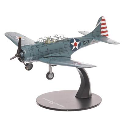 Douglas SBD-3 DAUNTLESS SUA 1942, gri, macheta avion scara 1:72 Atlas
