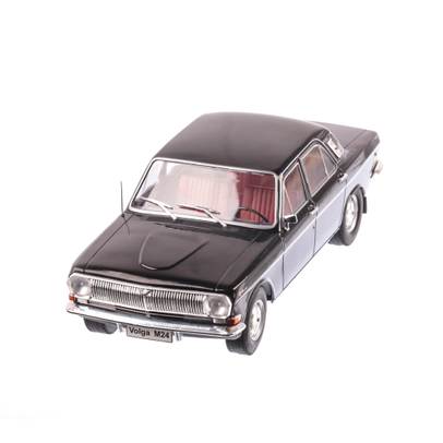 Volga M24 1967, macheta auto scara 1:18, negru, window box, MCG