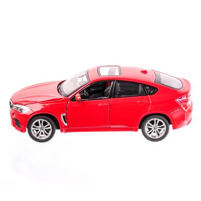 BMW X6 M 2018, macheta auto scara 1:24, rosu, window box, Rastar-5