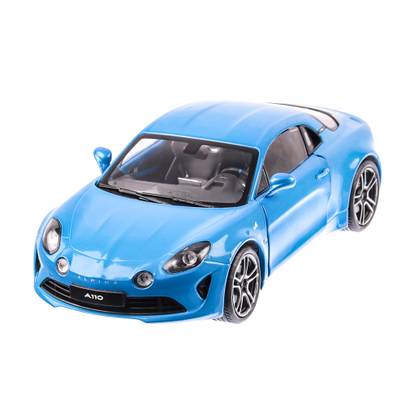 Alpine A110 2017, macheta auto scara 1:18, albastru metalizat, window box, Solido