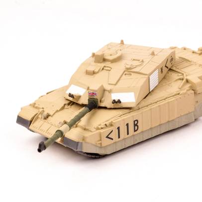 Macheta vehicul militar Challenger 2 2003 maro scara 1:72 Magazine Models