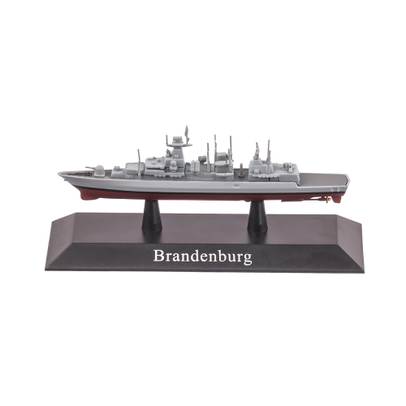 Fregata din clasa BRANDENBURG 1994, Marina Germana, gri, macheta fregata scara 1:1250