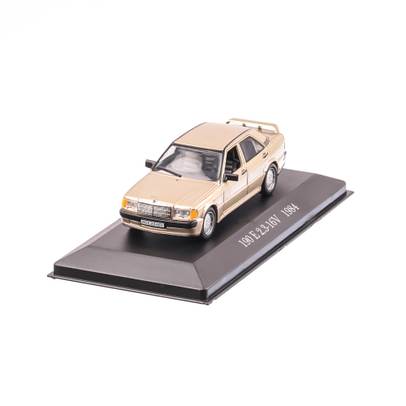 Mercedes-Benz 190 E 2.3-16V (W201) 1984, macheta auto scara 1:43, auriu, carcasa plexic, Magazine models