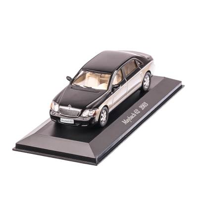 Maybach 62 (V240) 2003, macheta auto scara 1:43, bej cu maro, carcasa plexic, Magazine models