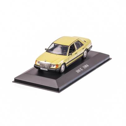 Mercedes-Benz 300 E (W124) 1984, macheta auto scara 1:43, verde deschis, carcasa plexic, Magazine models
