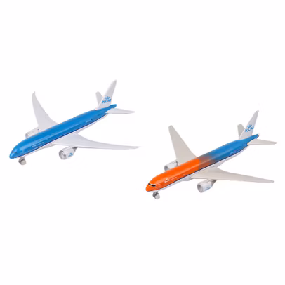 Set 2 avioane Boeing din metal  KLM si KLM Rio