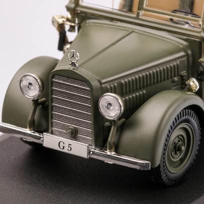Mercedes-Benz G5 (W152) 1938, macheta auto scara 1:43, vernil, carcasa plexic, Magazine models
