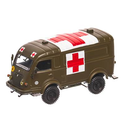 Renault Ambulance 1950, macheta autospeciala ambulanta, scara 1:43, verde, Atlas