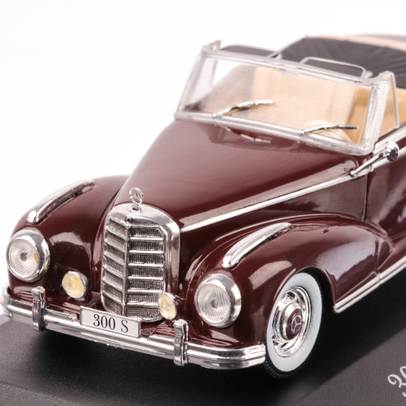Mercedes-Benz 300 S Roadster(W188) 1952, macheta auto scara 1:43, visiniu, carcasa plexic, Magazine models
