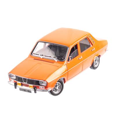 Renault 12TS 1973, macheta auto scara 1:18, portocaliu, window box, Norev
