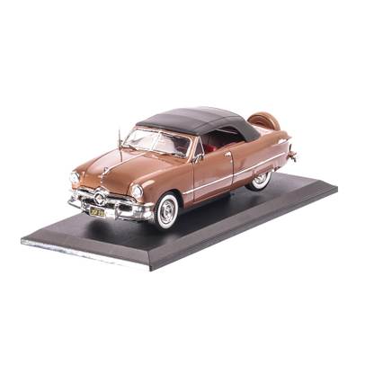 Ford 1950, macheta auto scara 1:18, maro, window box, Maisto