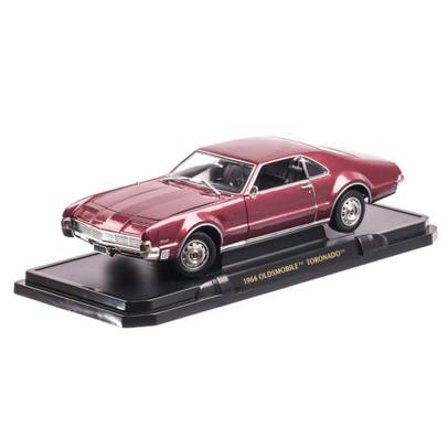 OLDSMOBILE TORONADO 1966, macheta auto scara 1:18, visiniu metalizat, window box, Lucky Die Cast