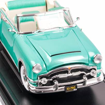 PACKARD CARRIBEAN 1953, macheta auto scara 1:18, vernil, window box, Lucky Die Cast