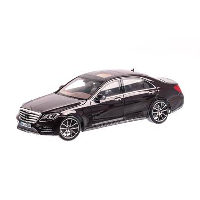 Mercedes-Benz S-Klasse AMG LINE 2018, macheta auto scara 1:18, negru, window box, Norev