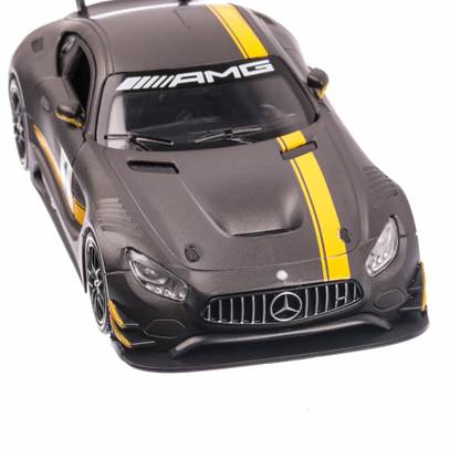 MERCEDES BENZ AMG GT3 #1 2016, macheta auto scara 1:24, gri, Motor Max