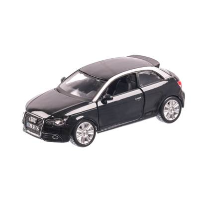 AUDI A1 negru, macheta auto scara 1:24, window box, Bburago-4
