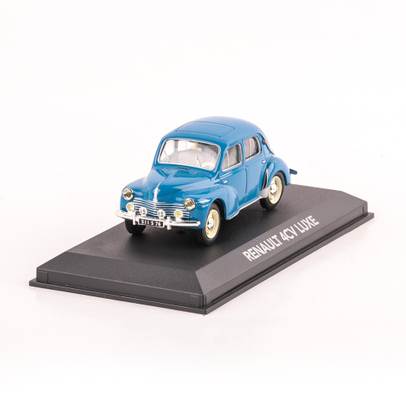 Renault 4CV LUXE, macheta auto scara1:43, albastru, Magazine Models