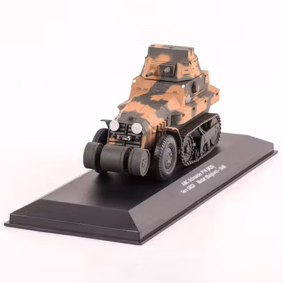 Macheta vehicul militar AMC Schneider P16 M29 1940 maro Magazine models-1