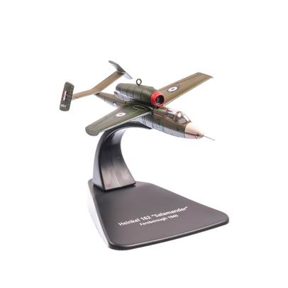 Heinkel He 162 Air Min 61 W.nr.120072 RAF 1945, macheta avion scara 1:72, verde, Oxford Aviation