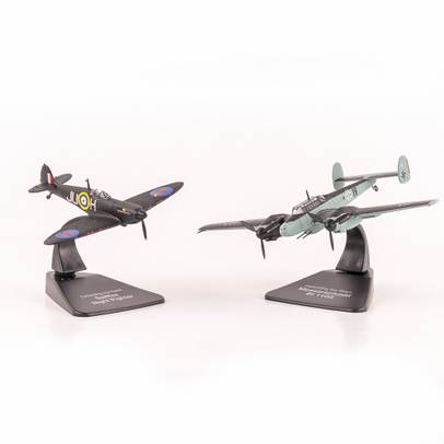 Messerschmitt Bf110G & SPITFIRE NIGHT FIGHTER `DUELLING FIGH'