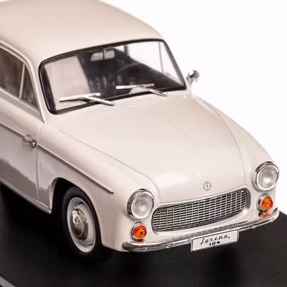 FSO Syrena 104, anul 1966, 1:24, alb, Hachette