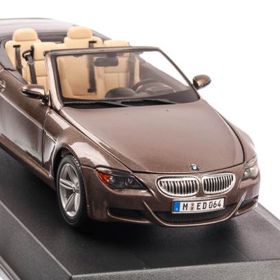 BMW M6 Cabriolet 2009, special edition, macheta auto scara 1:18, bronz, Maisto