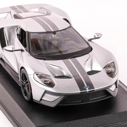 FORD GT 2017, scara 1:18, argintiu metalizat, Maisto