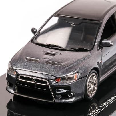 Mitsubishi EVO X  final edition 2012, macheta auto scara 1:43, gri metalizat, window box, Vitesse Sun Star