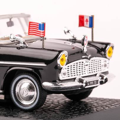 Simca Chambord V-8 AB-P 1959 President Kennedy, macheta auto scara 1:43 negru