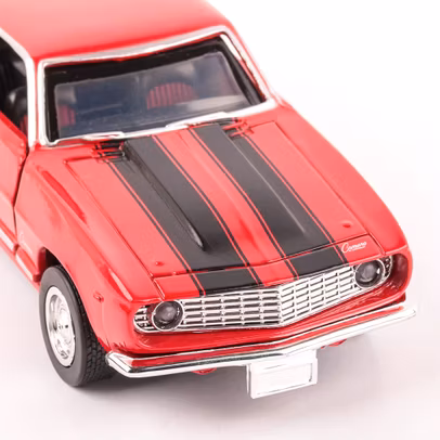 Chevrolet Camaro Z28 1969, macheta auto scara 1:32, rosu cu negru, New Ray