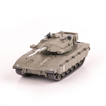  Macheta vehicul militar Merkava 3 verde scara 1:72 Magazine Models 