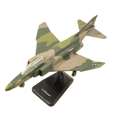 Avion F-4 Phantom 2013, macheta avion, scara 1:72, camuflaj verde, New Ray