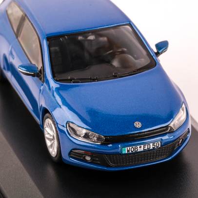 Volkswagen Scirocco, 2008, scara 1:43, albastru metalizat, Norev