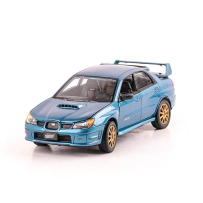 Subaru Impreza WRX STI, 2011, scara 1:24, albastru, Motor Max