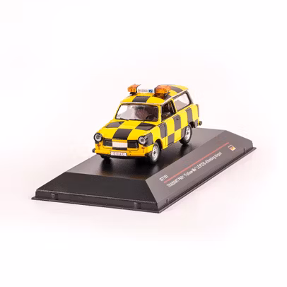 Trabant P 601 S, macheta auto scara 1:43, galben cu negru, Ist Models