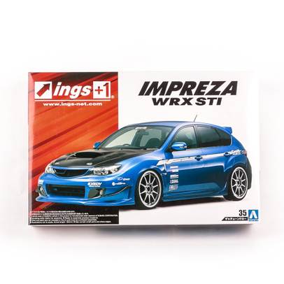 SUBARU GRB IMPREZA WRX STI '07 INGS, scara 1:24, Aoshima, kit plastic