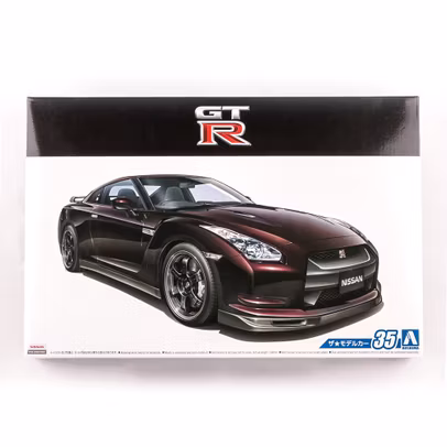 NISSAN R35 GT-R SPEC-V 09, scara 1:24, Aoshima, kit plastic