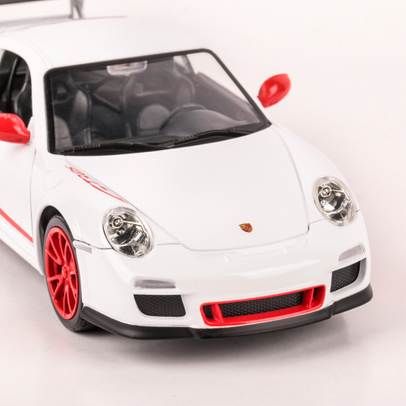 PORSCHE 911 997 GT3 2010 scara 1:24, alb, Lucky road legends