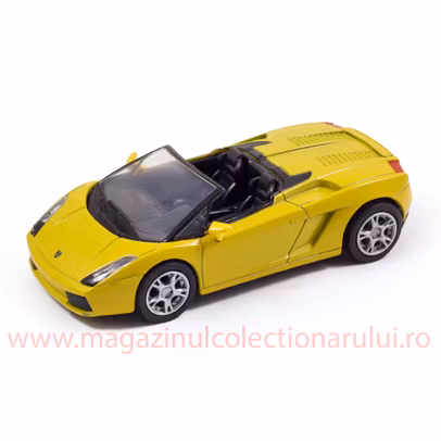 Lamborghini Gallardo Spyder 2007, macheta auto, scara 1:43, galben, New Ray