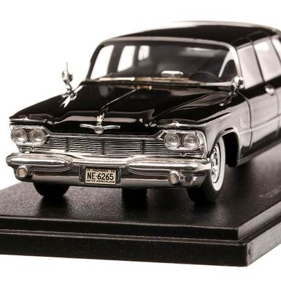 Imperial Crown Ghia Sedan 1958, macheta auto, scara 1:43, negru, Neo