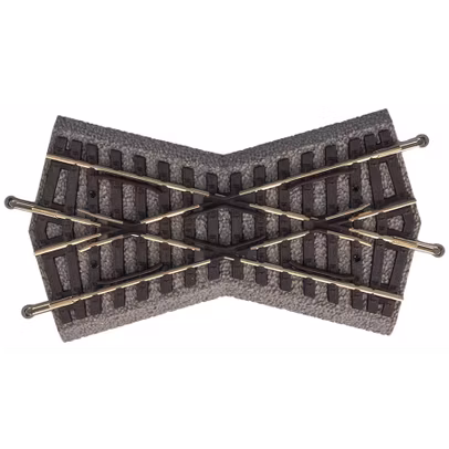 Sina Incrucisare PIKO HO K30 cu Terasament – Crossing Track 30°