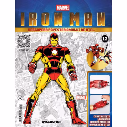 Macheta Iron Man Mark III Nr 11 DeAgostini articulatie umar drept