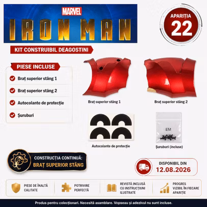 Macheta Iron Man Mark III Nr 22 DeAgostini brat superior stang