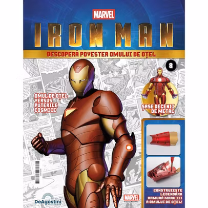 Macheta Iron Man Mark III Nr 8 DeAgostini antebrat drept partea 2