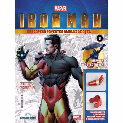 Macheta Iron Man Mark III Nr 9 DeAgostini armura antebrat drept