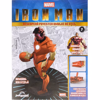 Macheta Iron Man Mark III Nr 7 DeAgostini antebrat drept